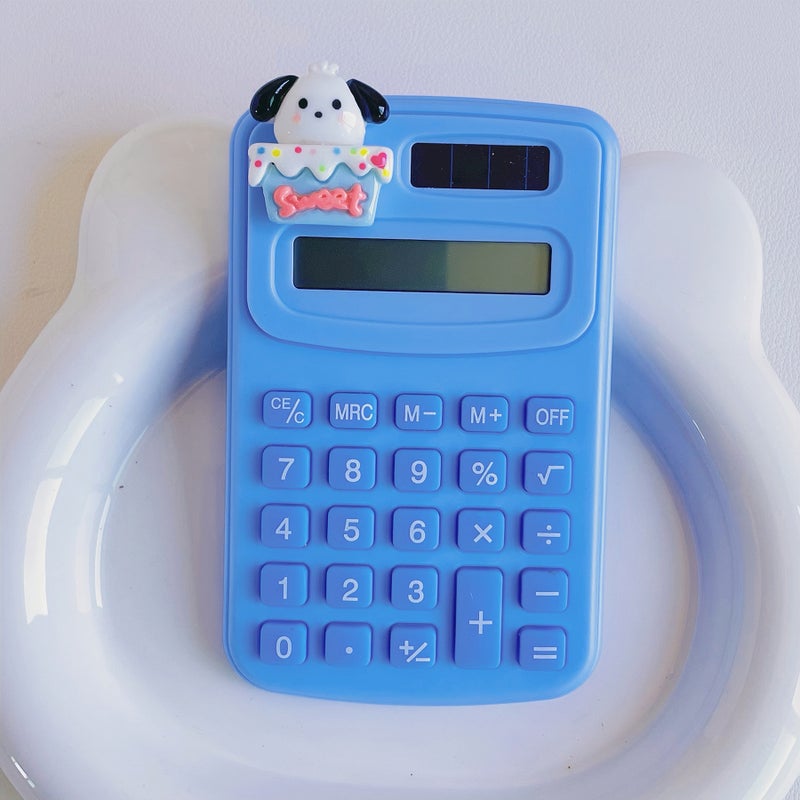 Calculator Cartoon Cute Mini Office Primary School Exam Multifunctional Portable Small Portable Computer - Image 1